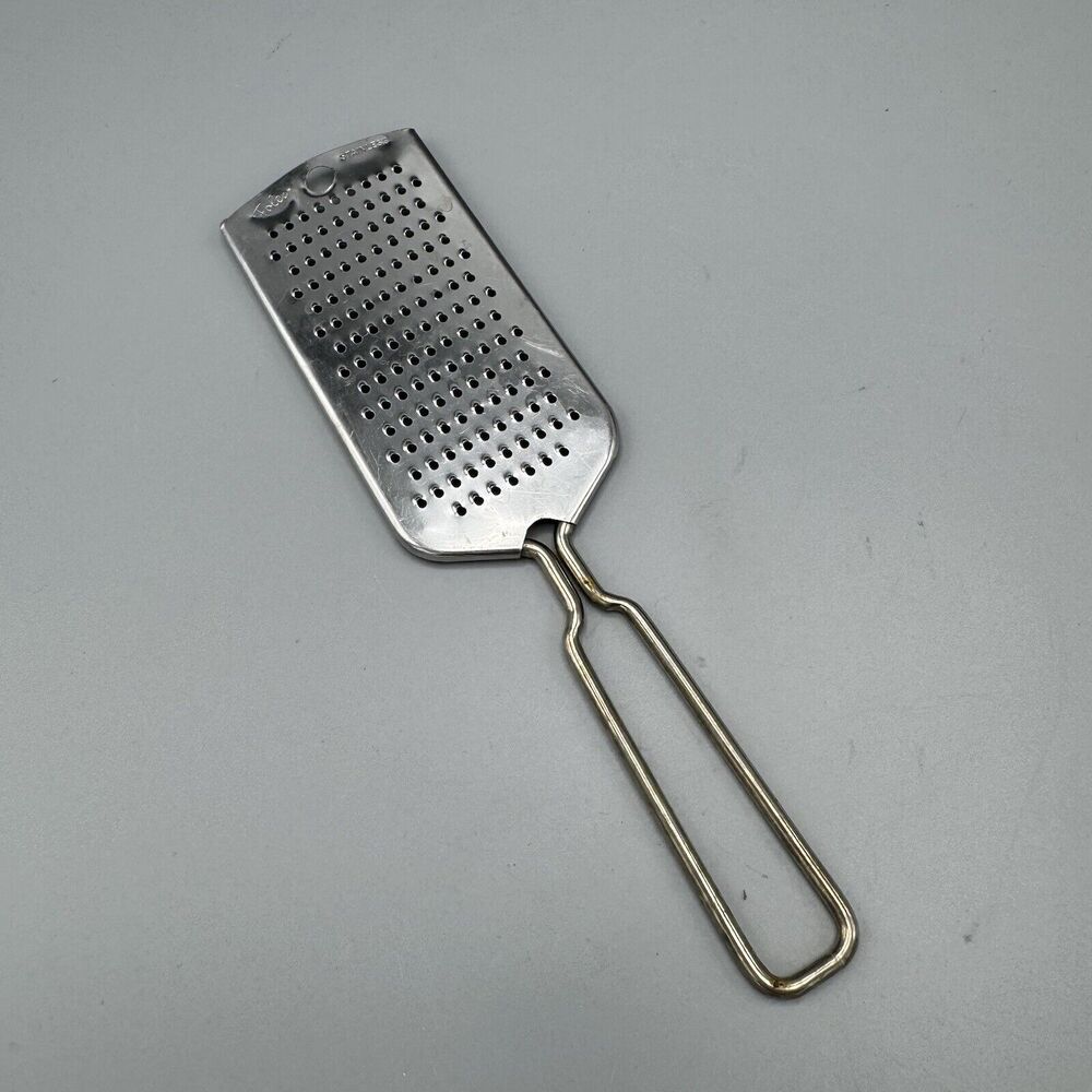 Vtg Foley Cheese Grater Zester Stainless Steel Hand Held Utensil Cottagecore
